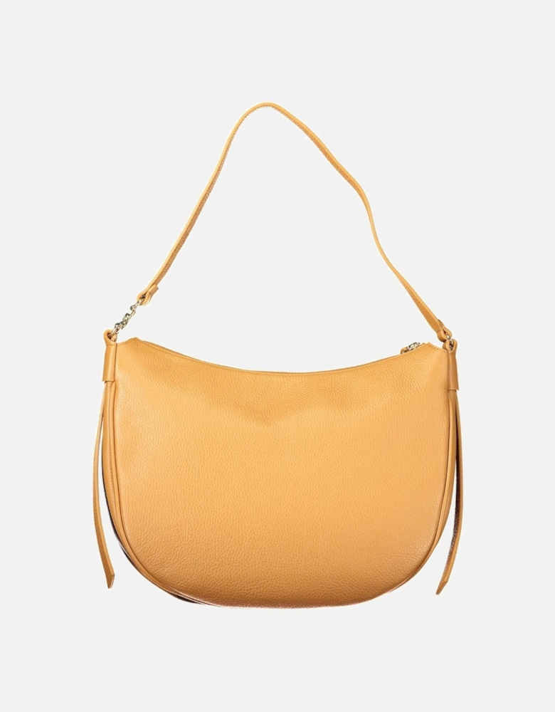 Leather Handbag with Shoulder Handle and Internal Pocket