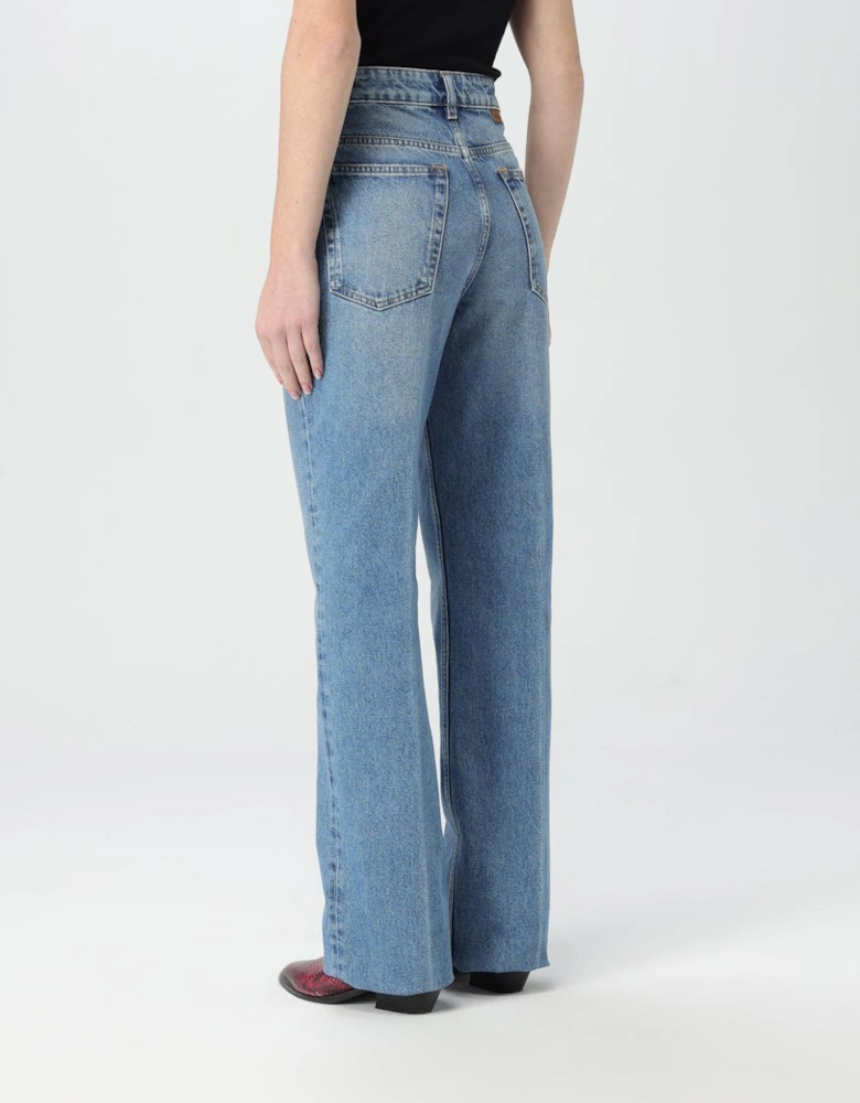 Wide Leg Organic Cotton Jeans