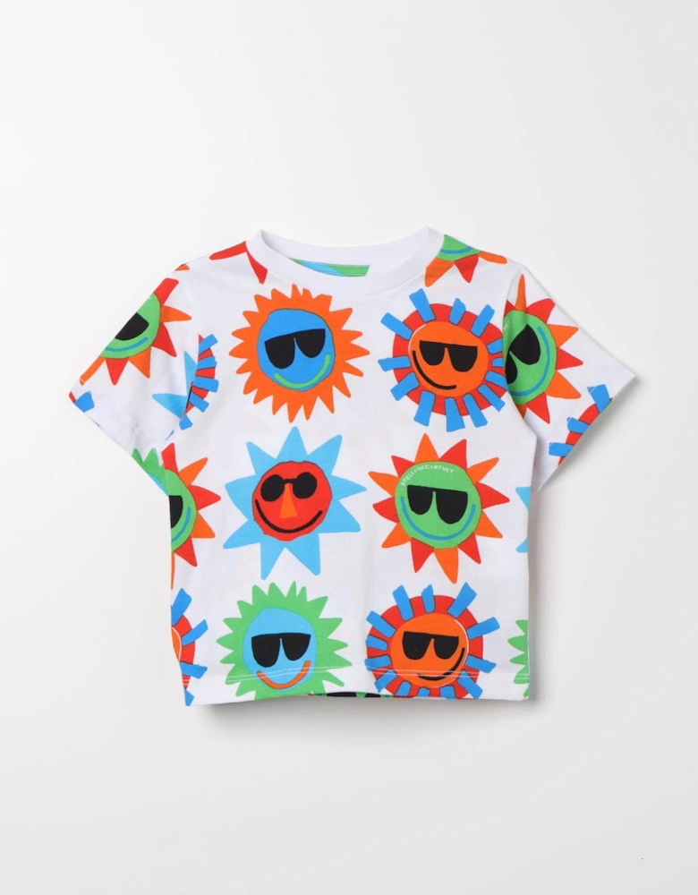 Kids Summer Sun Print Tee