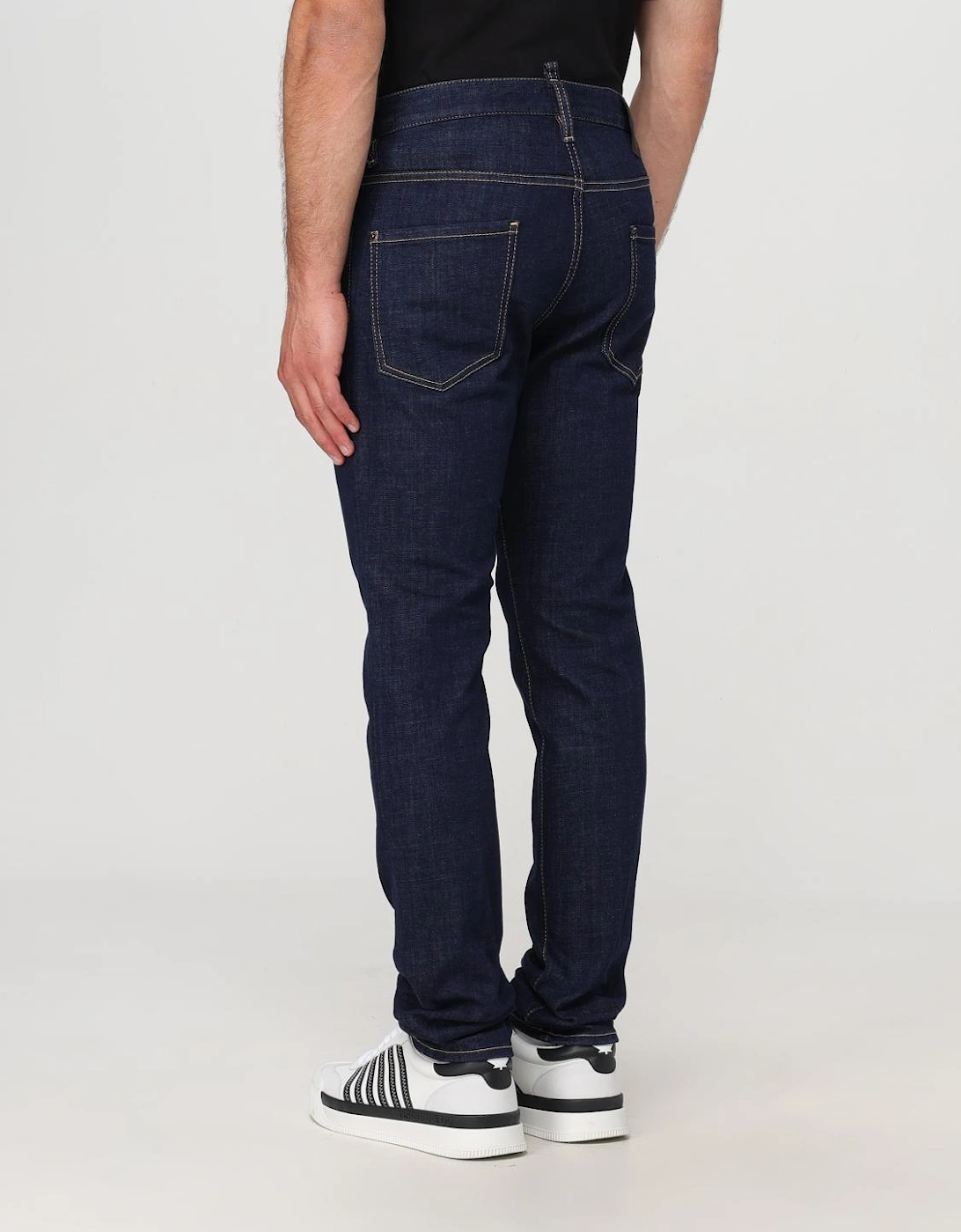 Classic Wash Straight Leg Jeans