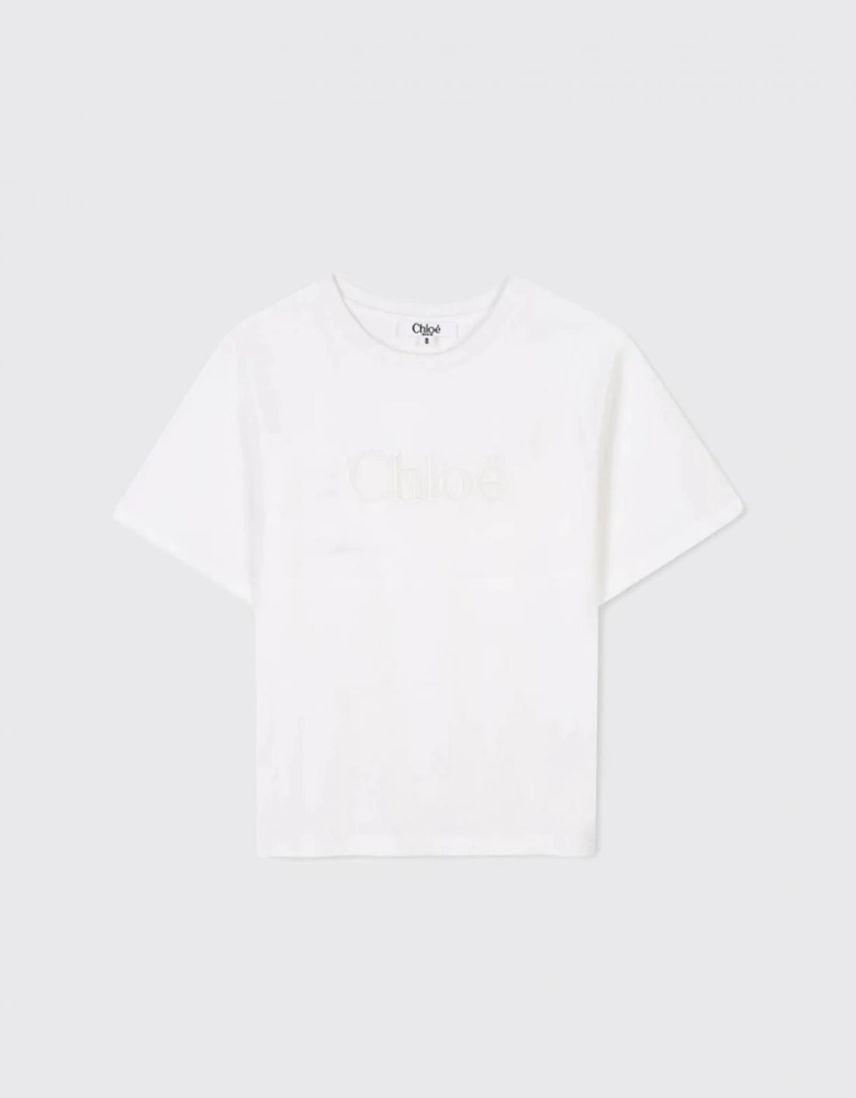 Chlo Logo Embroidered Tee