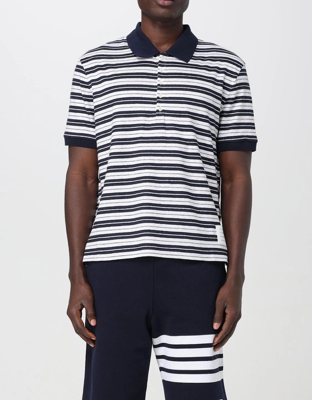Striped Short Sleeve Polo Shirt, 6 of 5