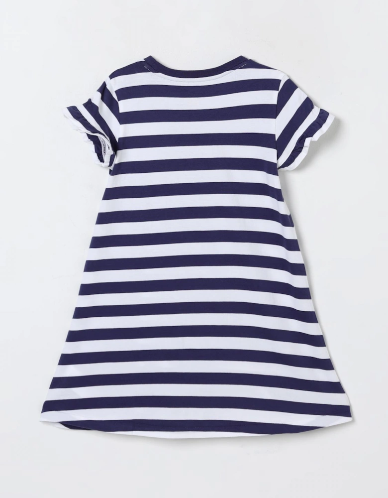 Polo Bear Graphic Stripe Dress