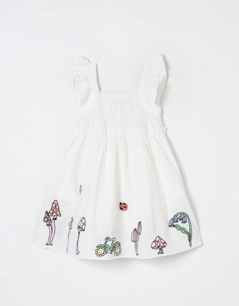 Kids Organic Cotton Dress Fairy Tale Print