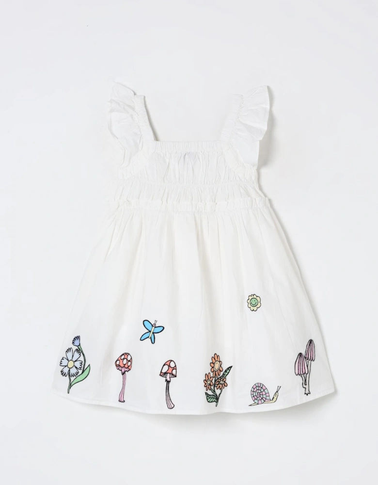 Kids Organic Cotton Dress Fairy Tale Print