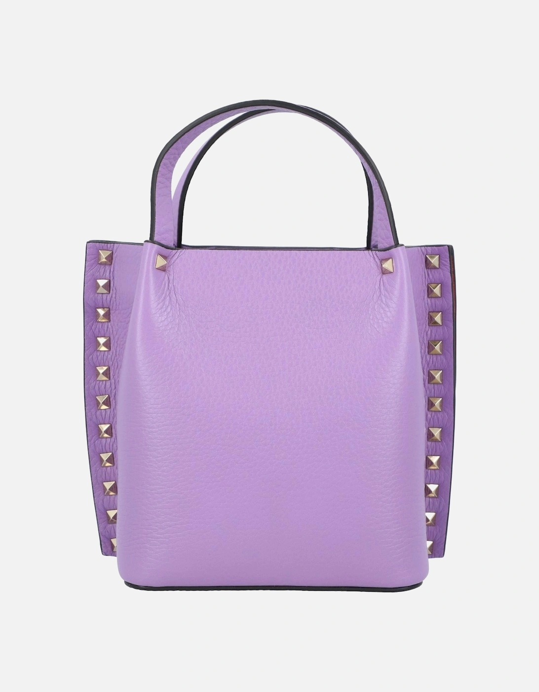 Rockstud-Embellished Calf Leather Tote Bag, 5 of 4