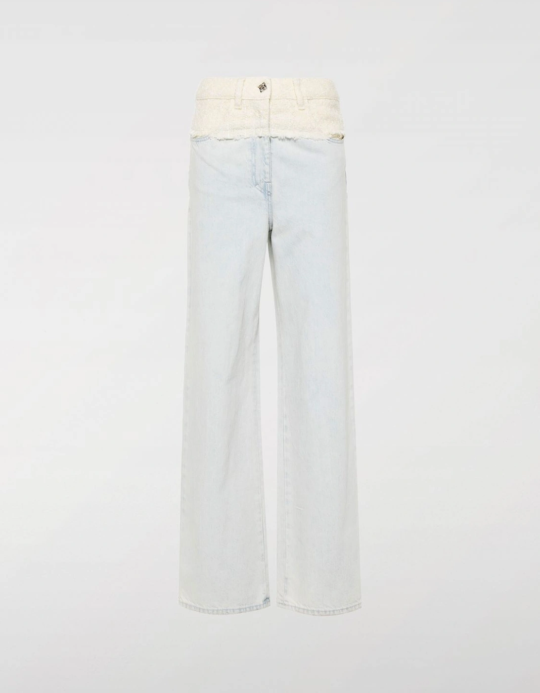 HighWaisted Tweed Detail Jeans, 2 of 1