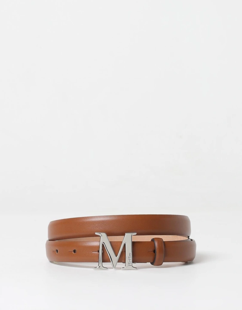 Leather Belt with Metal Buckle
