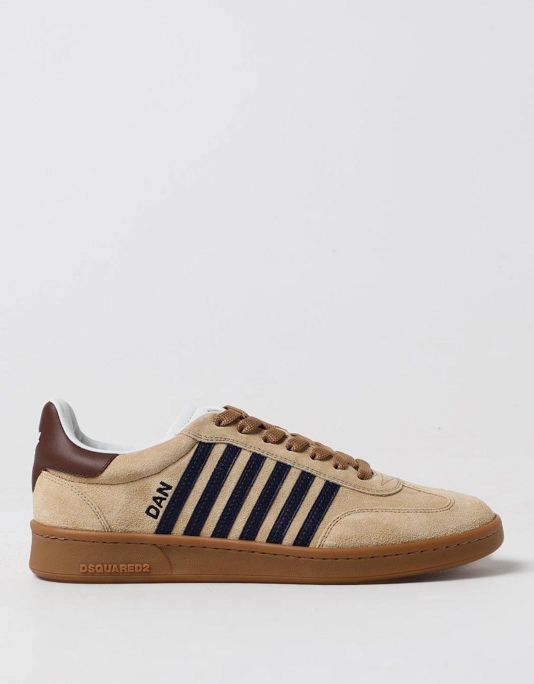 Fashionable Suede Upper Low-Top Sneakers with Lace-Up Closure, 2 of 1