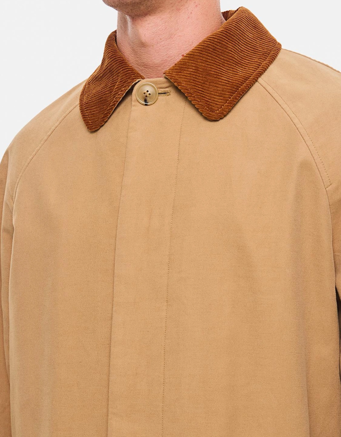 Classic Trench Coat Beige Cotton