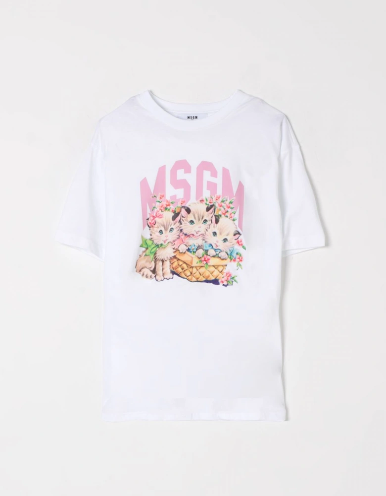 Kids Kittens Basket Graphic Tee