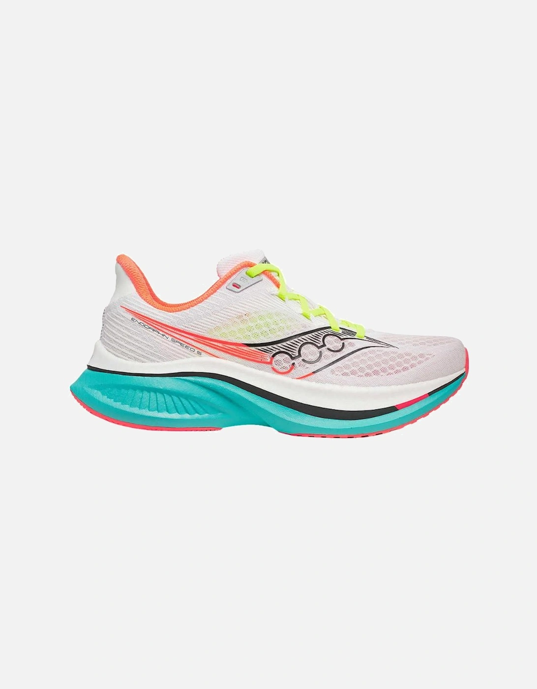 Women's Saucony Women's Endorphin Speed 5 - White/Mutant - Size: 6