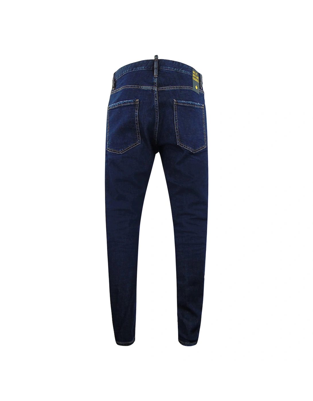 Relax Long Crotch Jean Dark Blue Denim Pants
