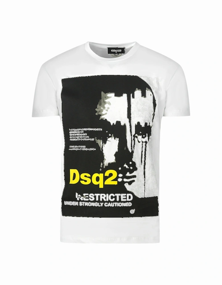 Restricted Logo Cool Fit White T-Shirt