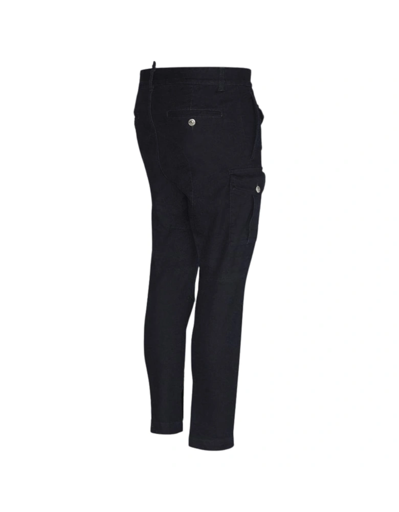 Sexy Cargo Fit Dark Blue Pants