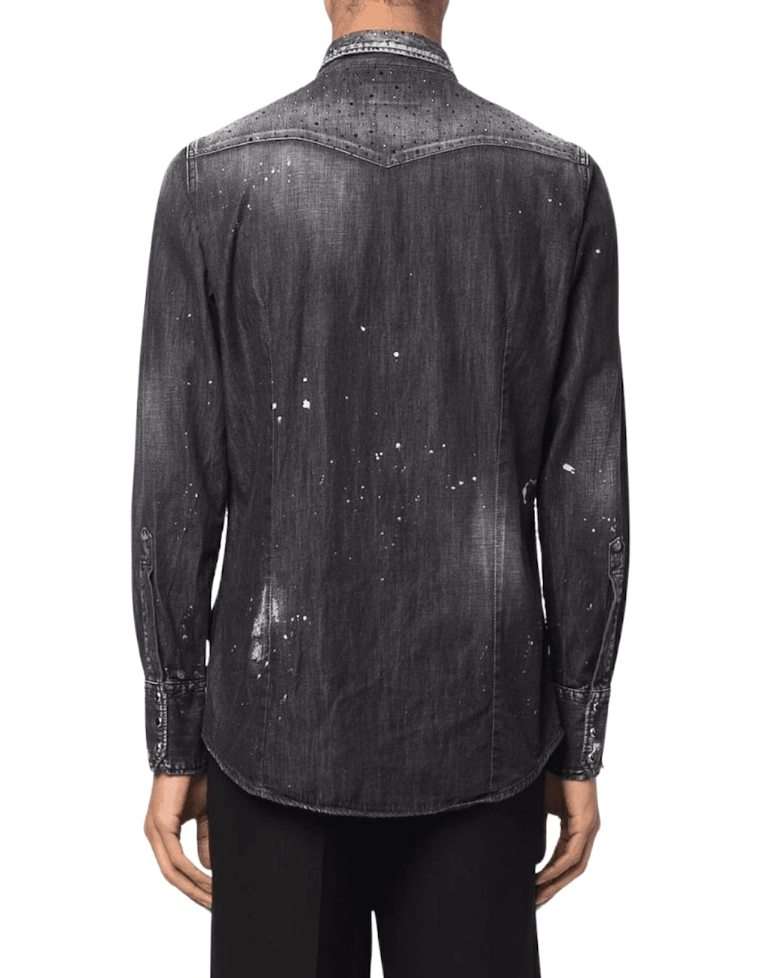 Classic Western Shirt Black Denim Shirt