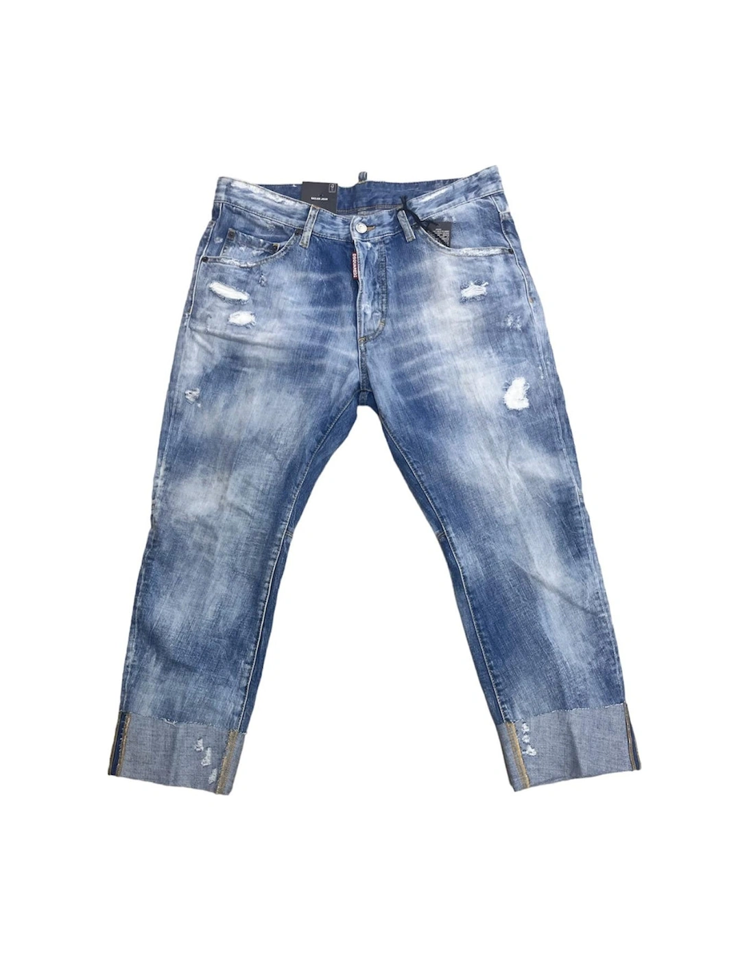 Skater Jean Blue Denim Pants, 3 of 2