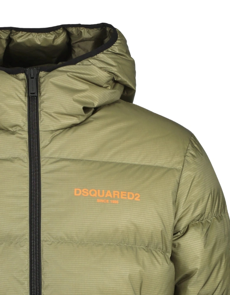 Military Green Down Jacket