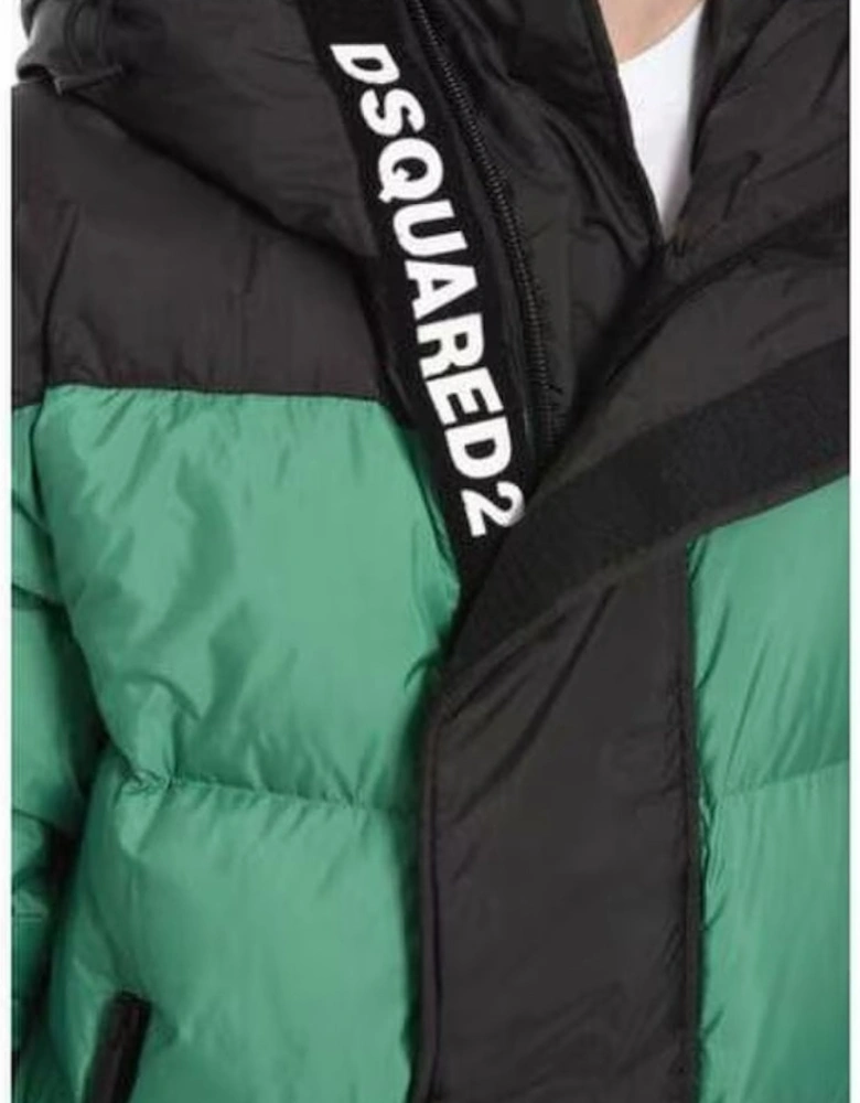 Bright Green Down Jacket