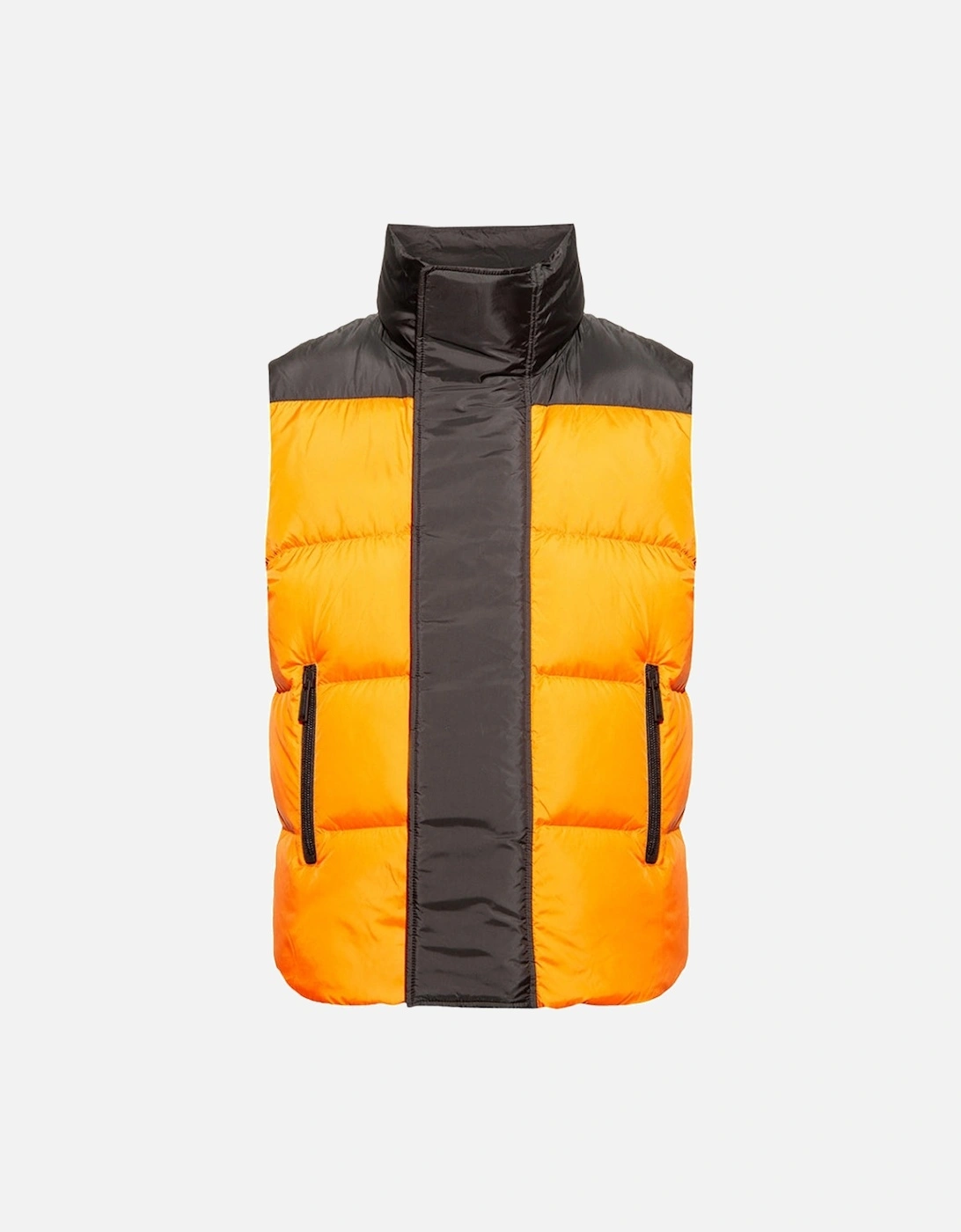 Puffer Vest Flame Orange Down Gilet, 4 of 3