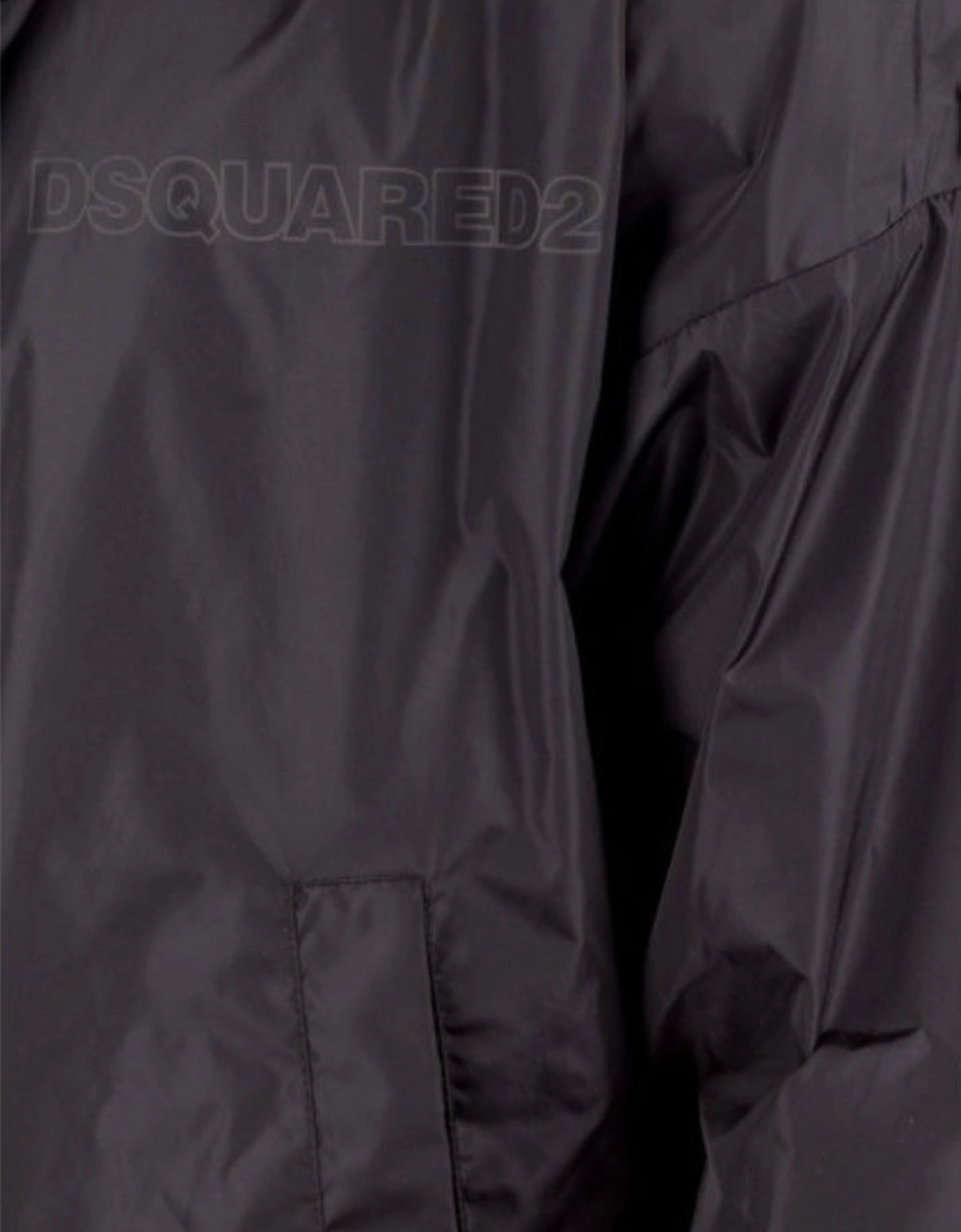 Black Windbreaker Jacket