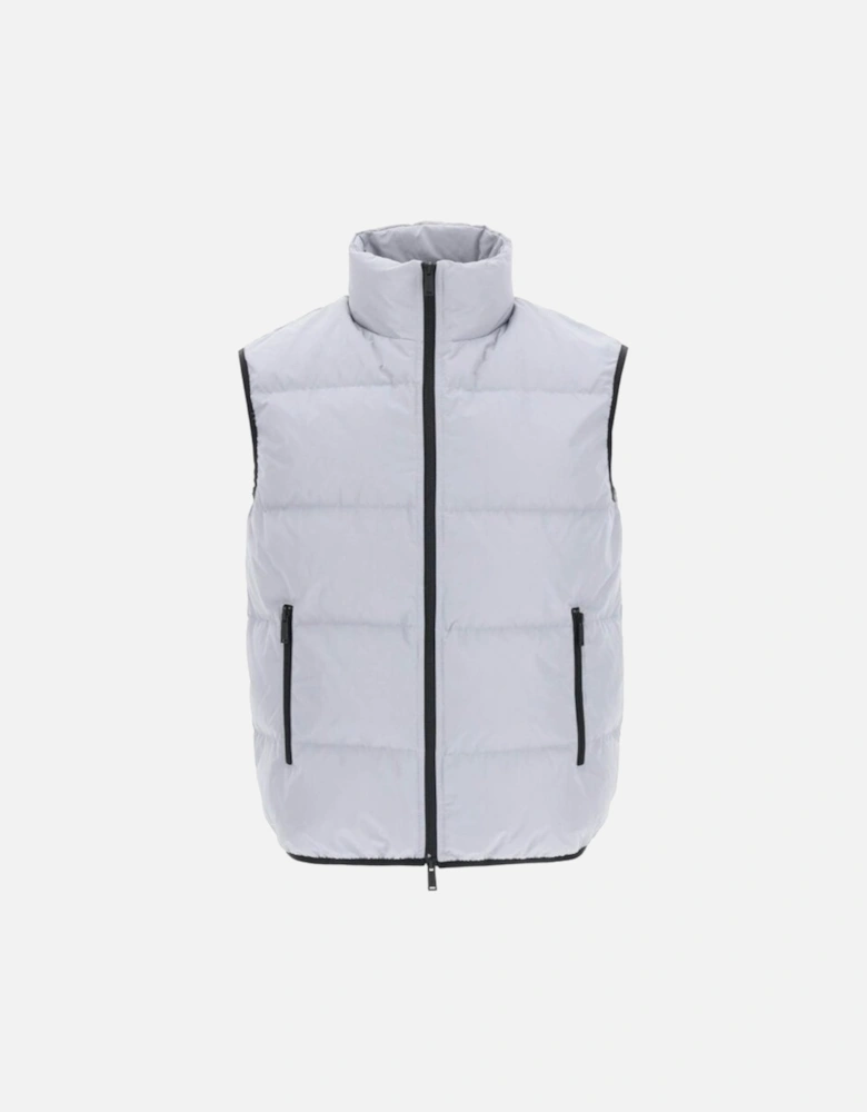 Arrow Puff Vest Grey Down Gilet Jacket