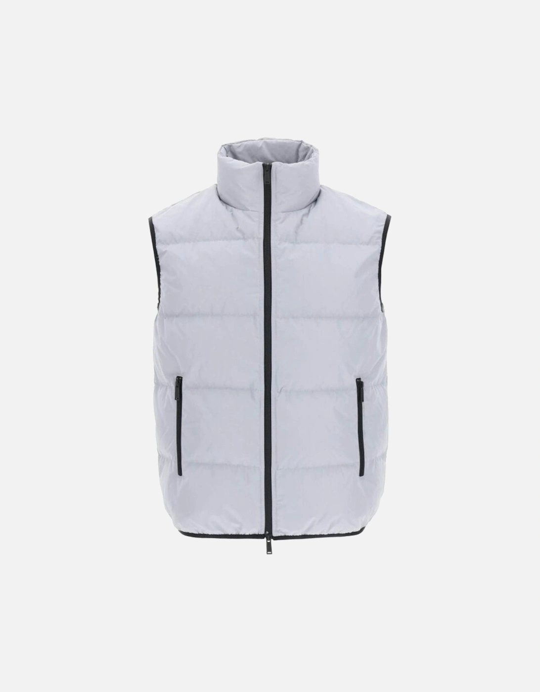 Arrow Puff Vest Grey Down Gilet Jacket, 3 of 2