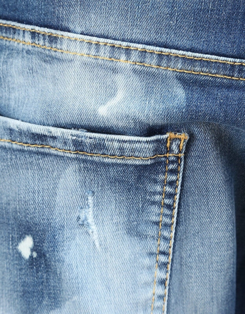 Sexy Twist Jean Blue Denim Pants