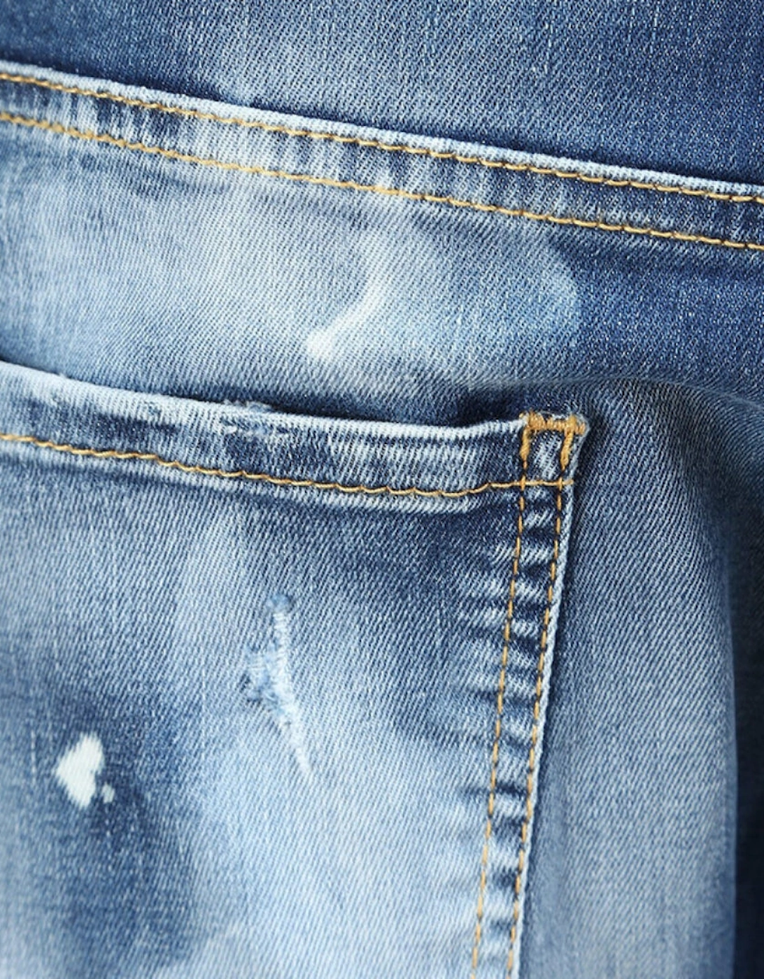 Sexy Twist Jean Blue Denim Pants