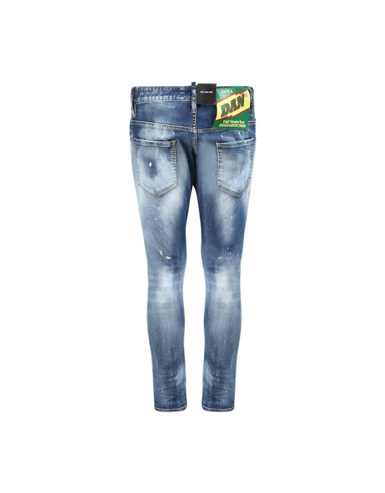 Sexy Twist Jean Blue Denim Pants