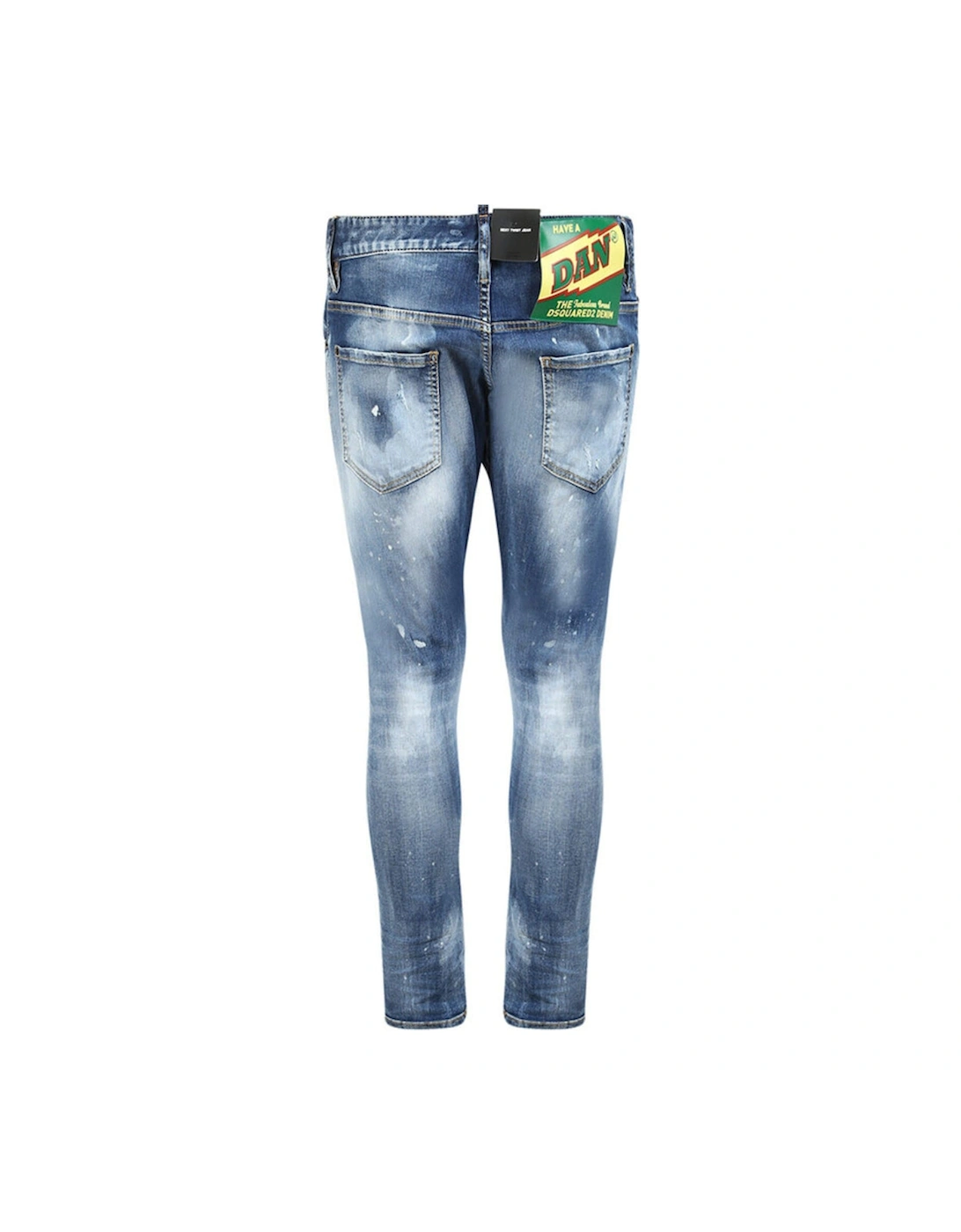 Sexy Twist Jean Blue Denim Pants