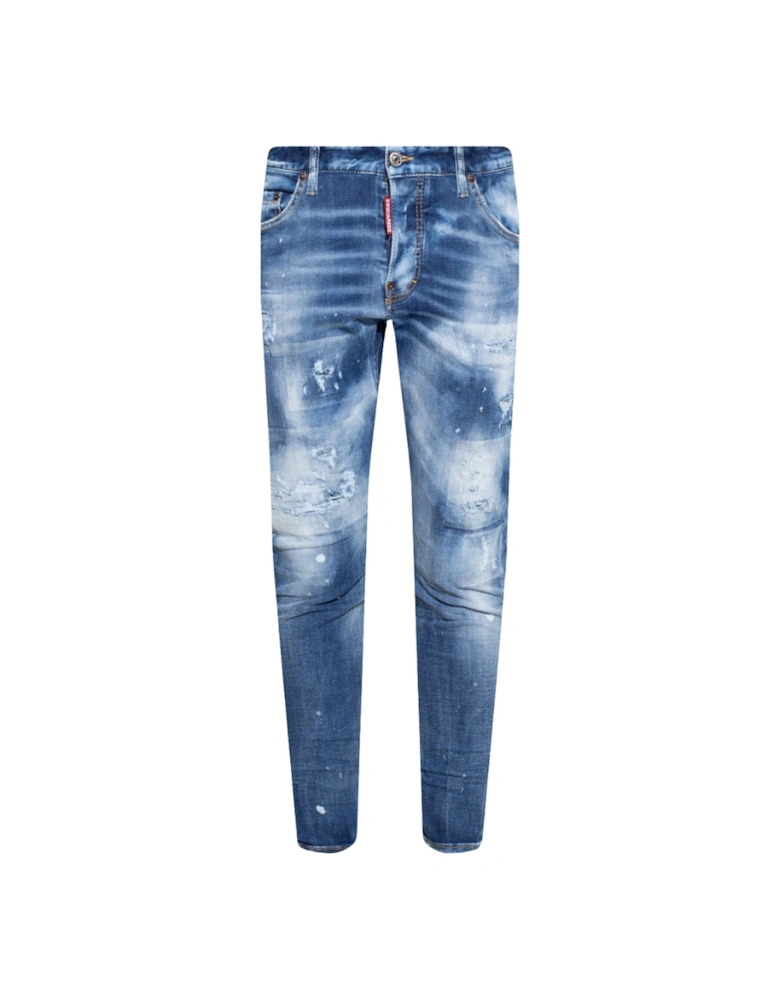 Sexy Twist Jean Blue Denim Pants