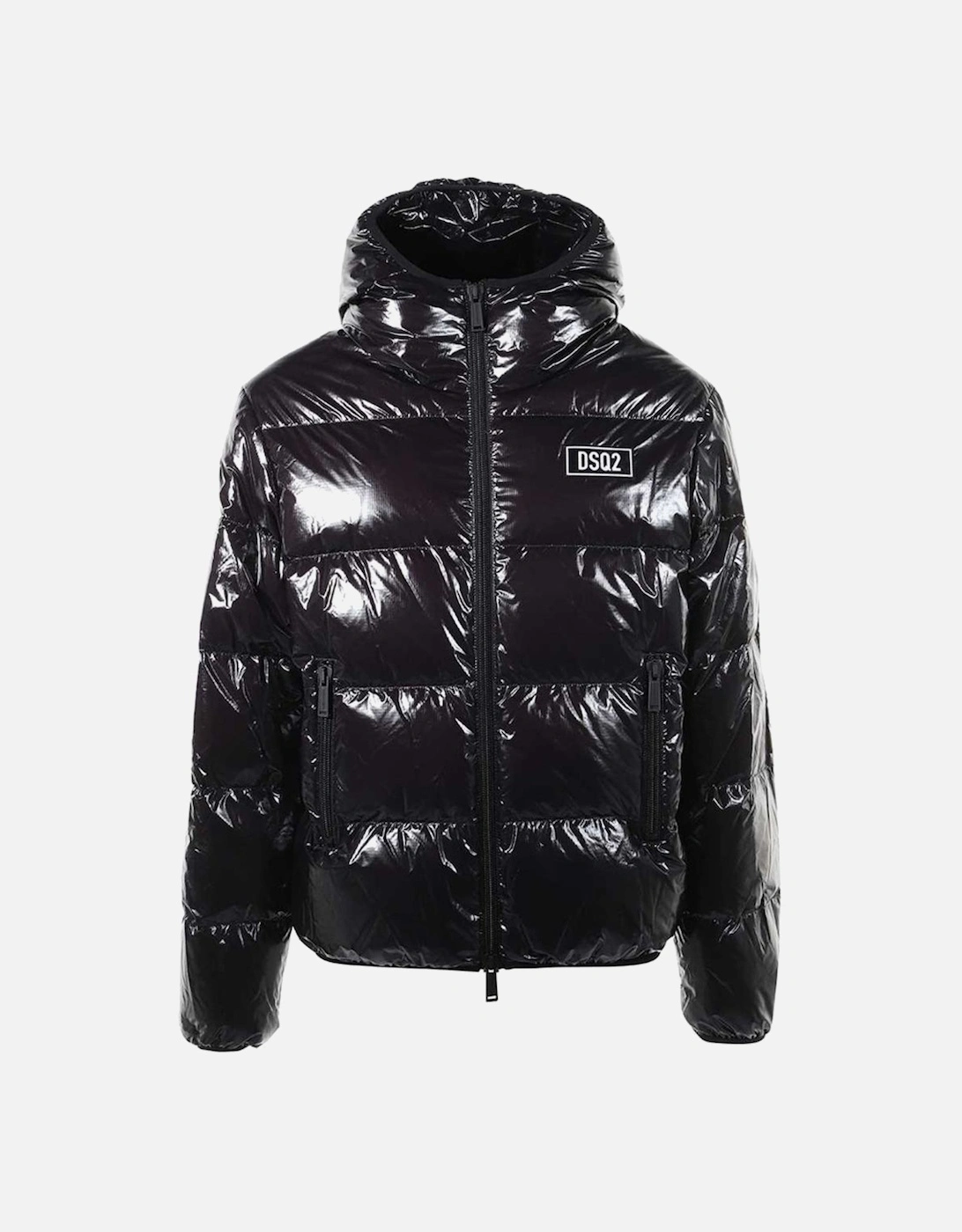 Shiny Black Down Jacket, 4 of 3