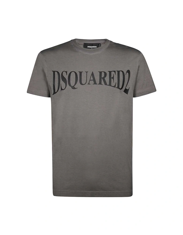 Panoramic Logo Cool Fit Grey T-Shirt