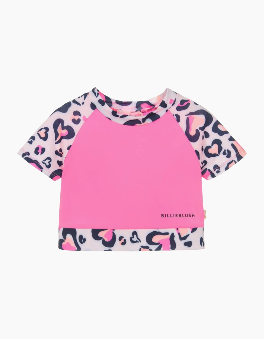 Billie Blush Girl's Girls Pink Heart Active Top - Size: 12 years