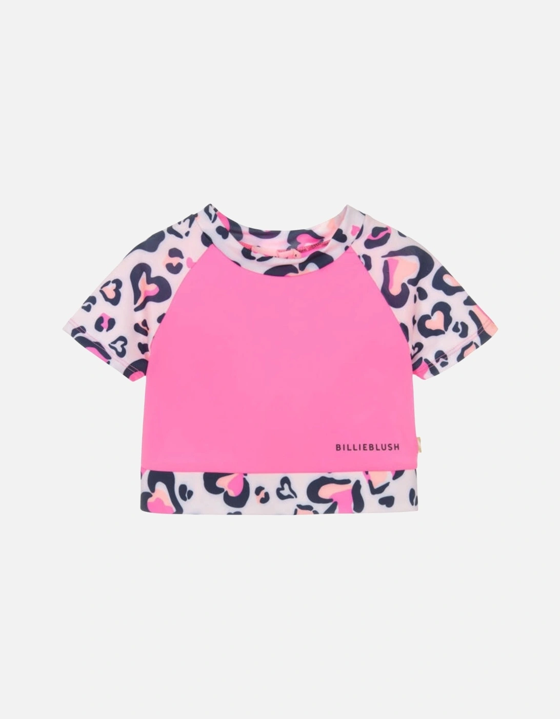 Girls Pink Heart Active Top, 4 of 3