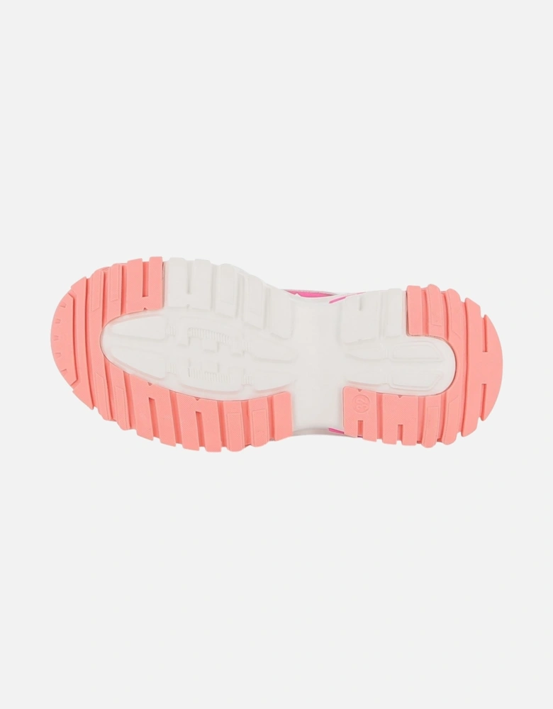 Girls Peachy Pink Sport Trainers