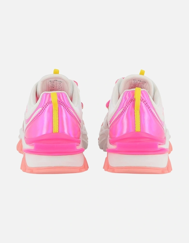 Girls Peachy Pink Sport Trainers