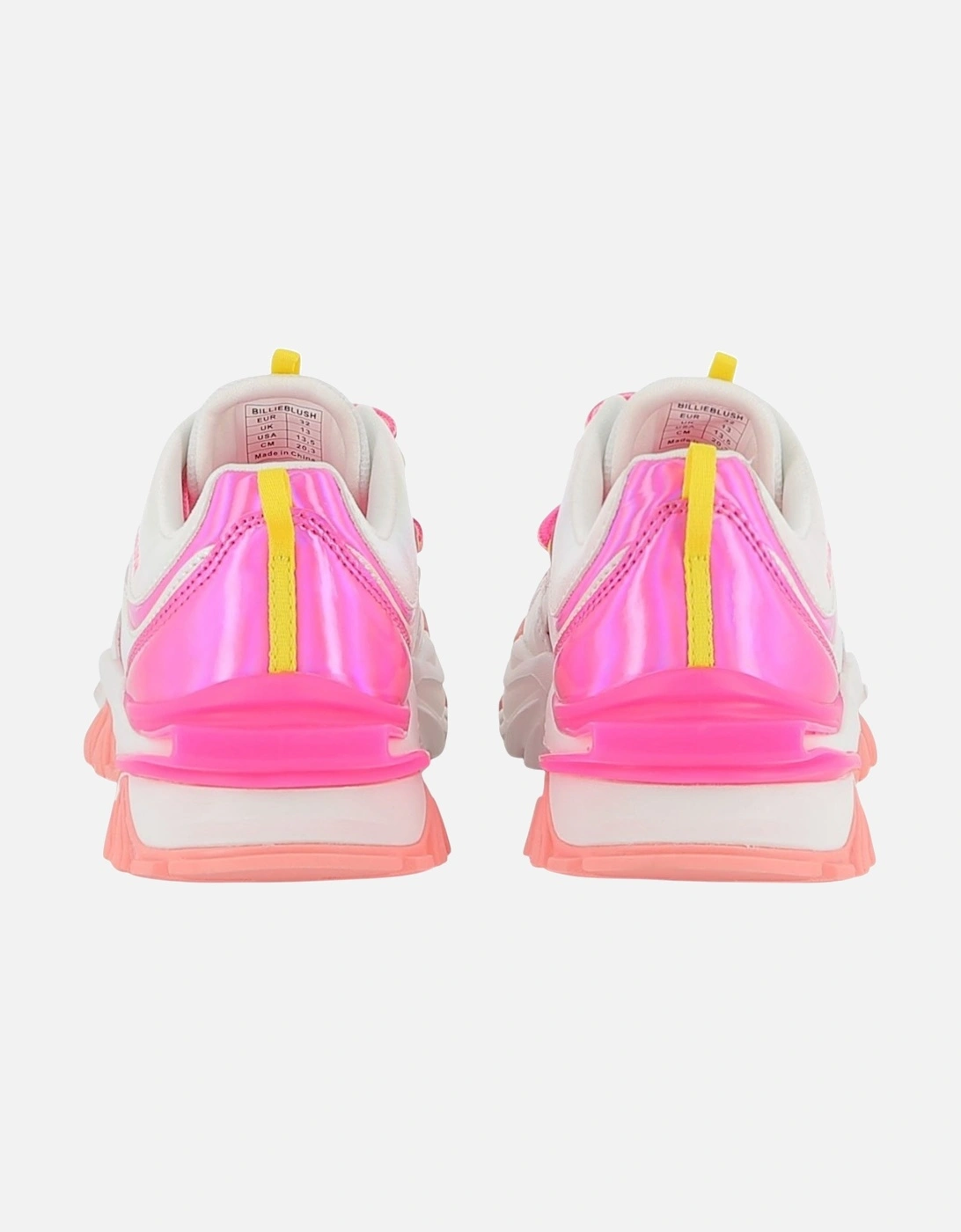 Girls Peachy Pink Sport Trainers