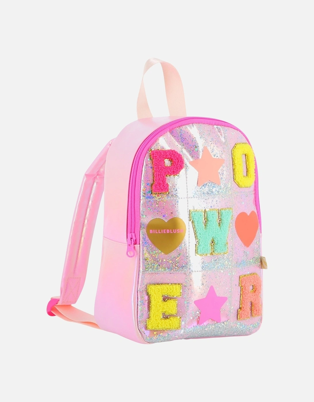 Girls Pink Multicoloured Backpack, 5 of 4