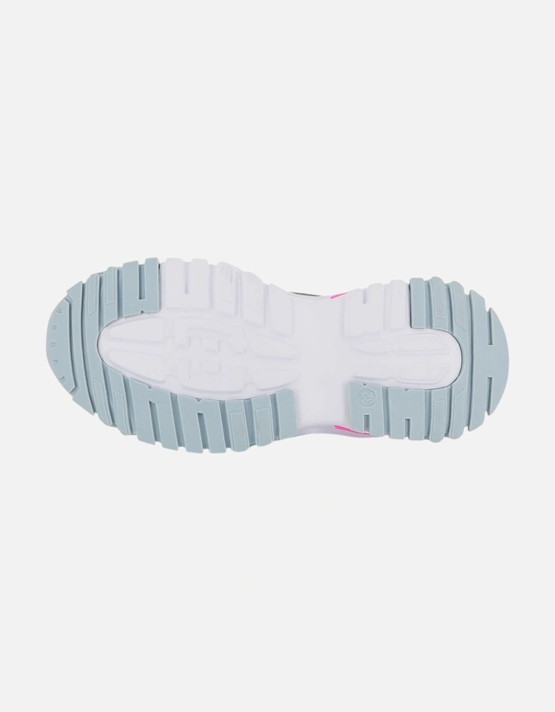 Girls Navy and Pink Sport Trainers