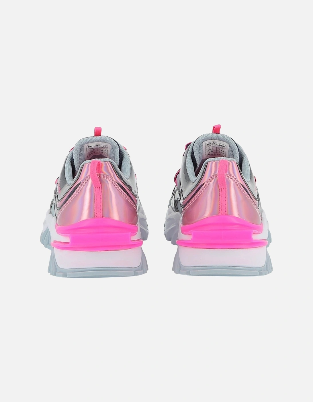 Girls Navy and Pink Sport Trainers