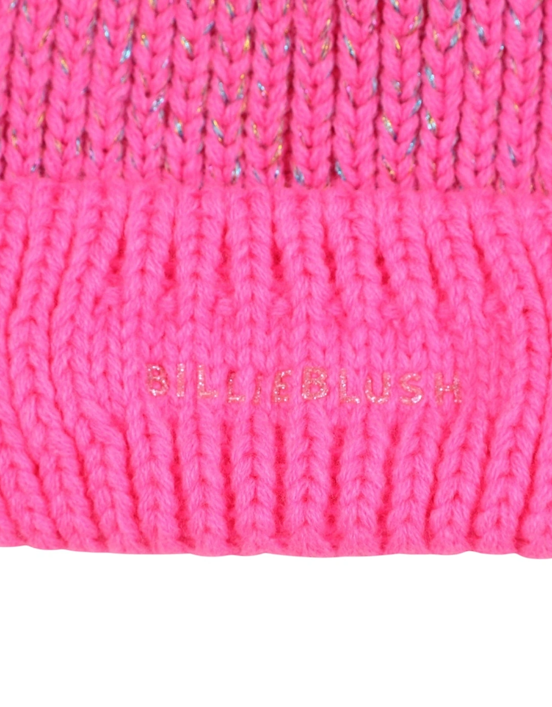 Girls Fuchsia Pink Knit Hat