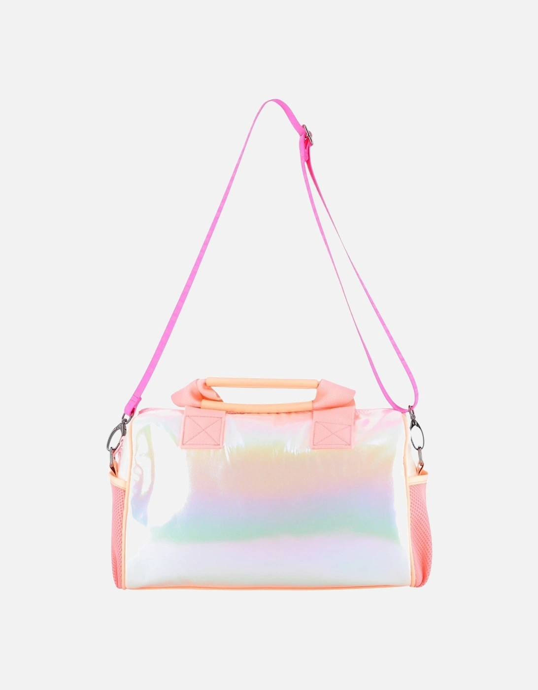 Girls Pink Multicoloured Weekender Bag
