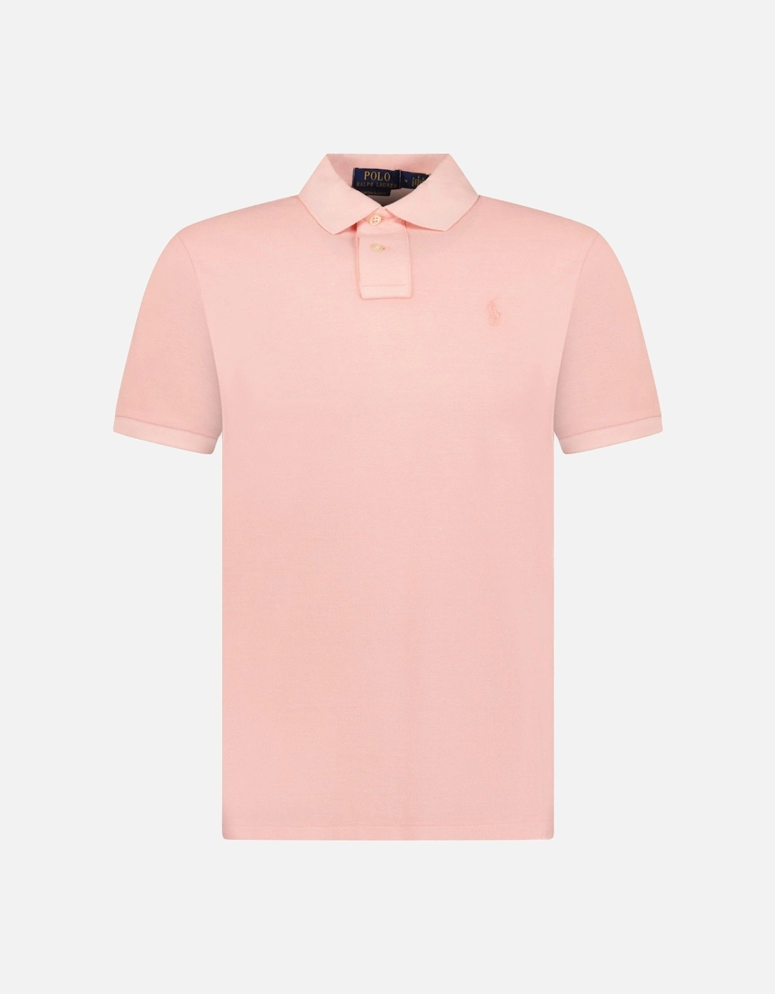 Custom Slim Fit Mesh Polo Shirt in Rose, 2 of 1