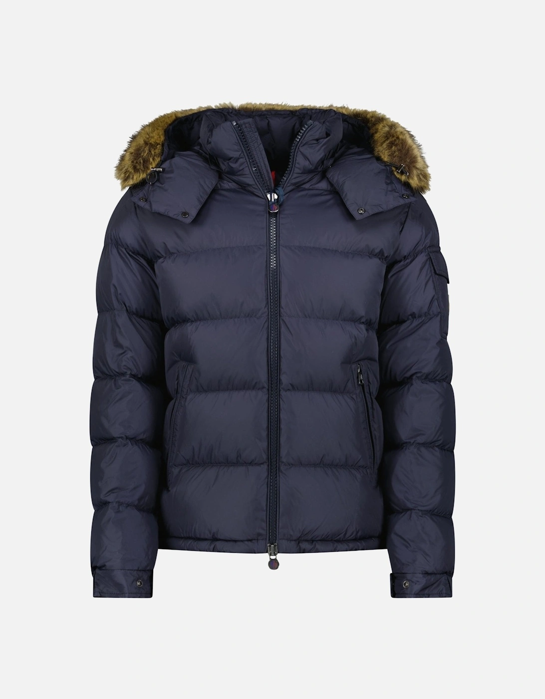 Maya Fur Giubbotto Jacket in Navy Blue, 4 of 3