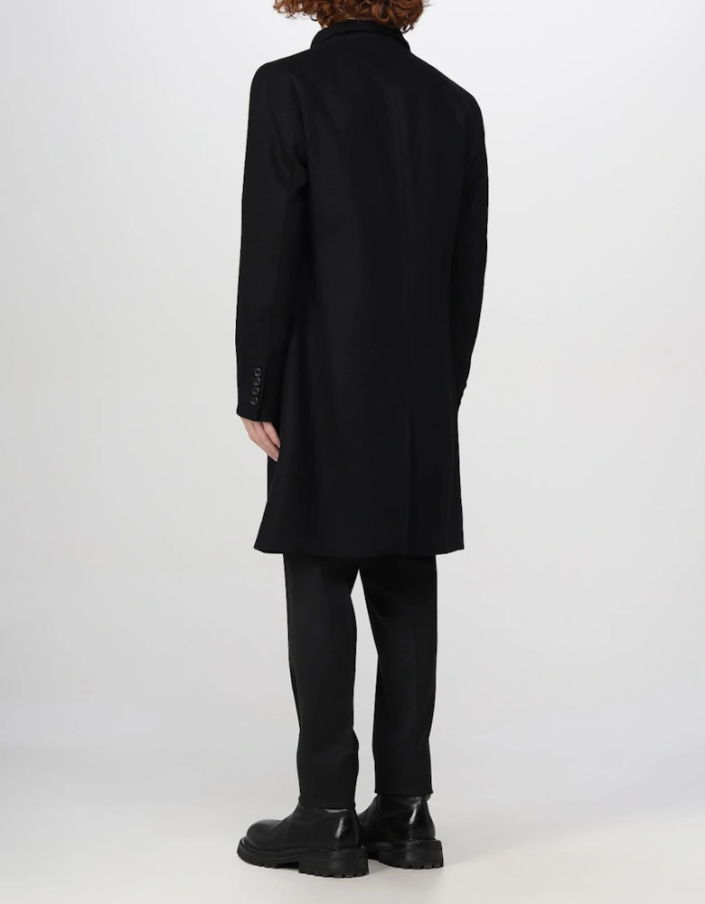 High Neck Wool Overcoat