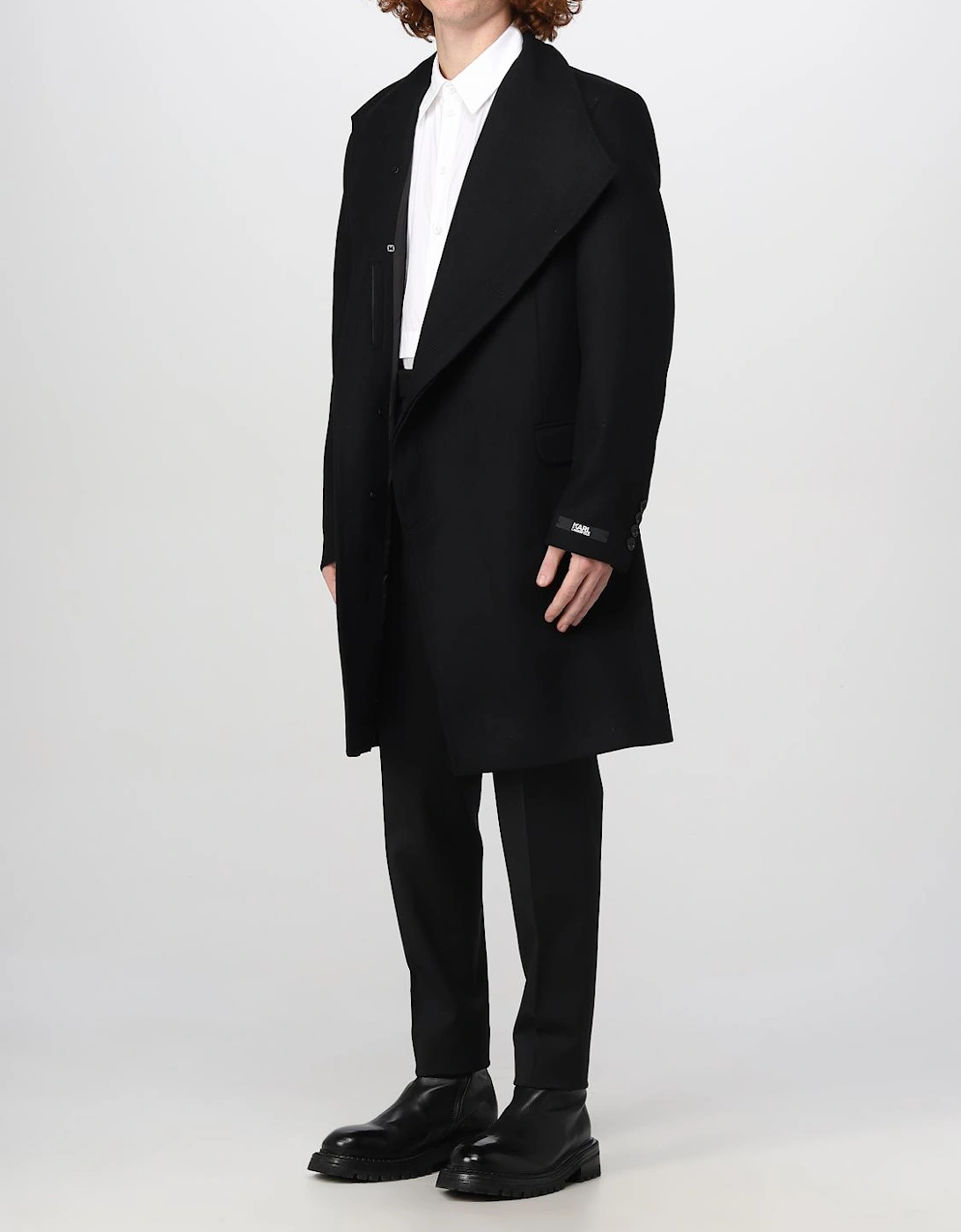 High Neck Wool Overcoat