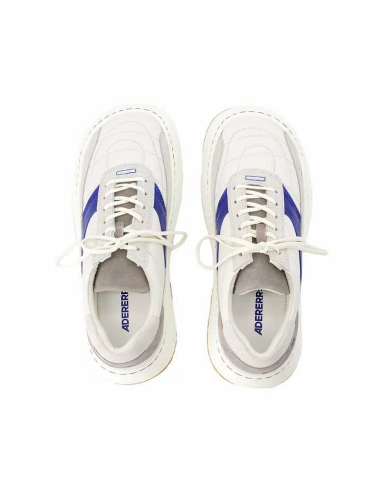Stylish Leather Sneakers with Comfortable Platform Sole for Everyday Wear