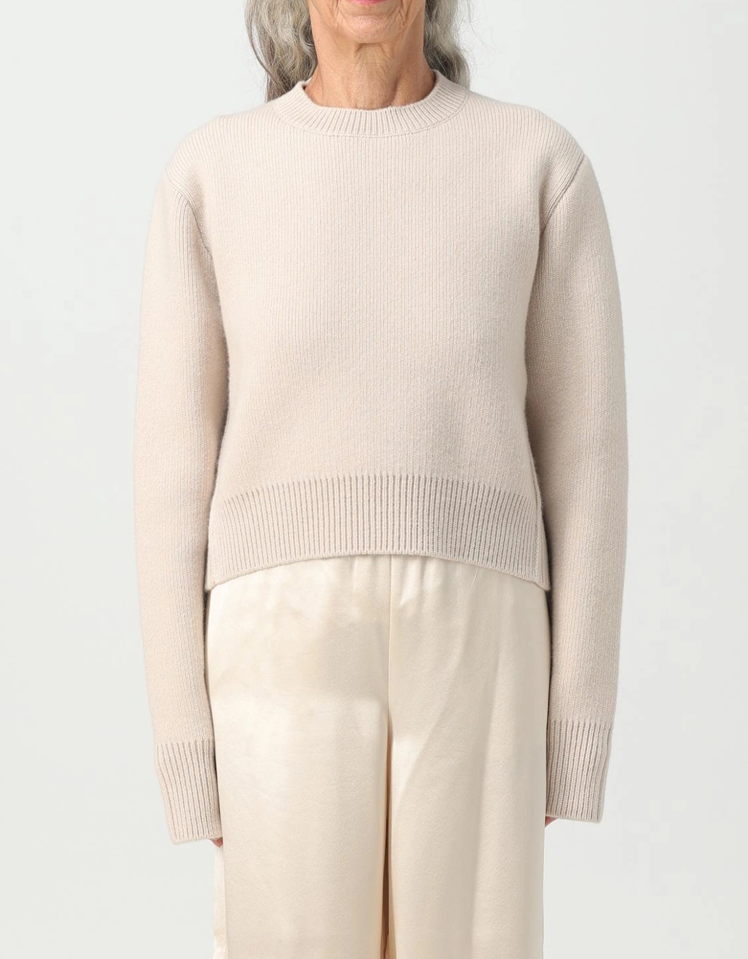 Cashmere Crew Neck Cropped Sweater, 6 of 5